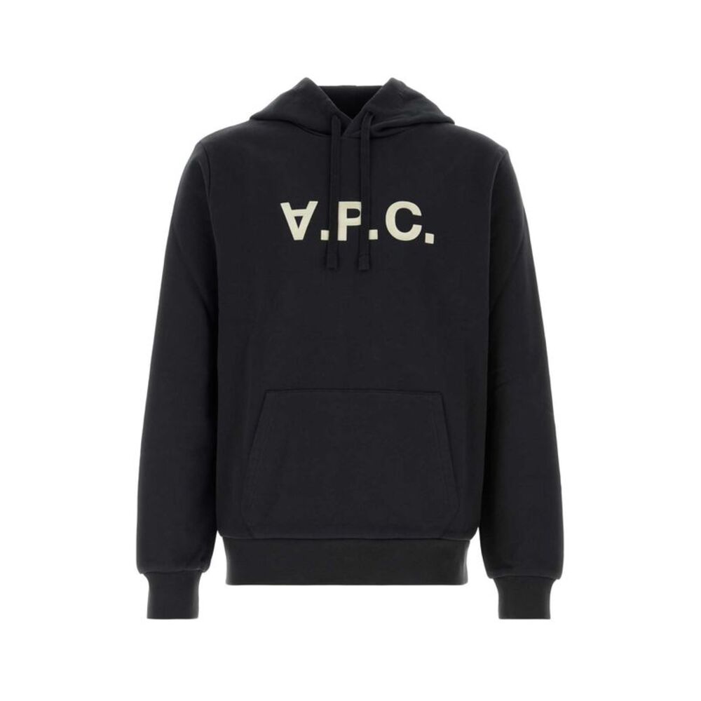 A.P.C. Unisex Black Stretch Cotton Sweatshirt